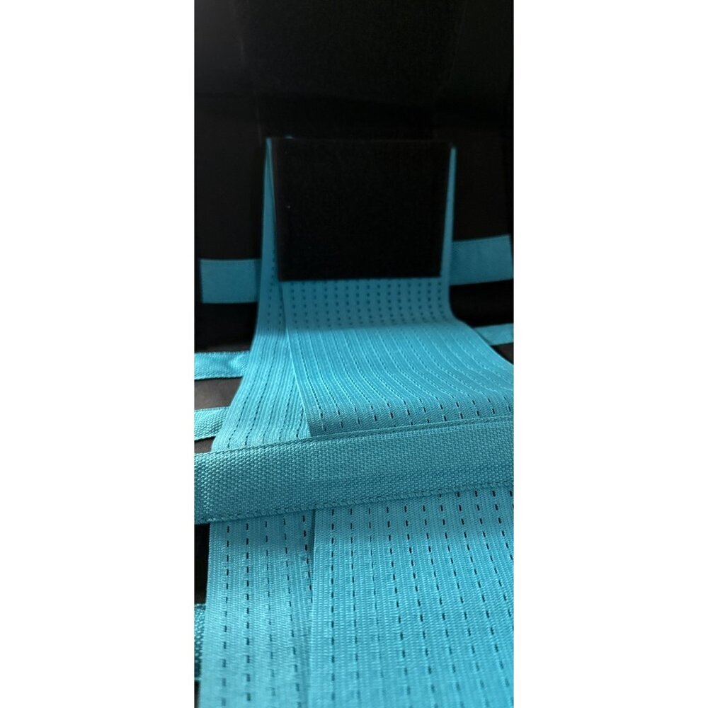 ActiveBak Clever Back Support Brace Double Adjustment Black Turquoise SMALL - Picture 5 of 9